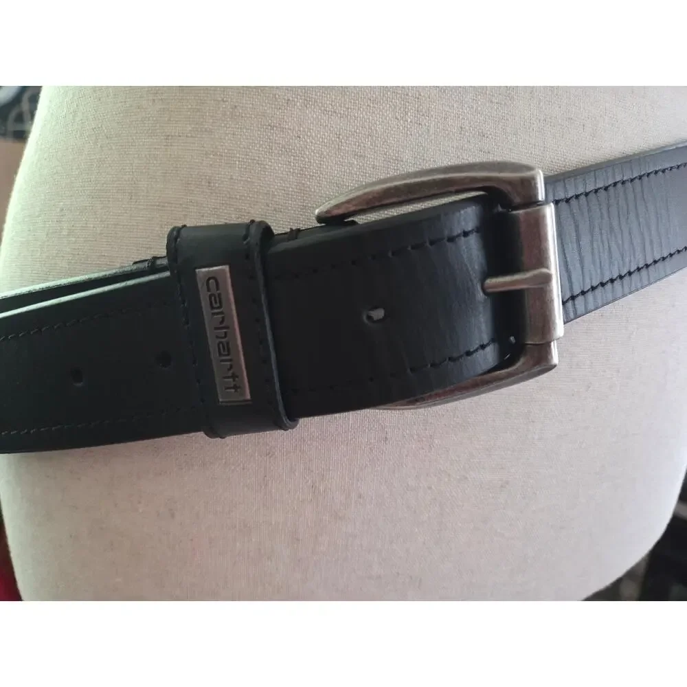 Carhartt Full Grain Leather NWOT Size 42 Buckle Belt Work